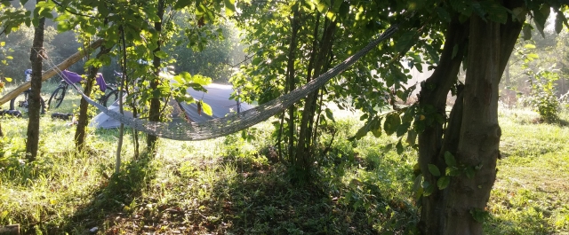 Camping in nature