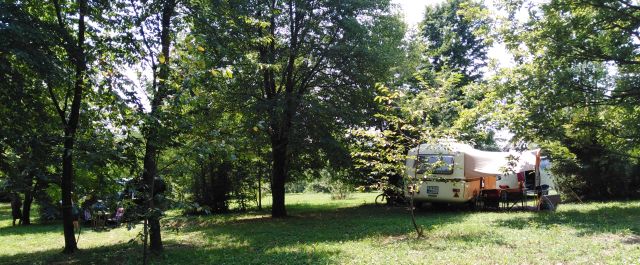 &ouml;kologisches Campen in der Natur